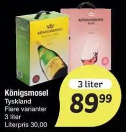 Fakta Tyskland Königsmosel tilbud