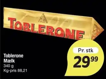 Fakta Tyskland Toblerone Mælk tilbud