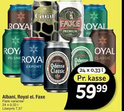 Fakta Tyskland Albani, Royal el. Faxe tilbud