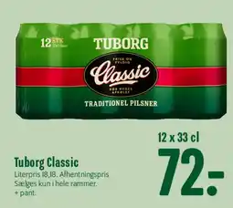 Min Købmand Tuborg Classic 12 x 33 cl tilbud
