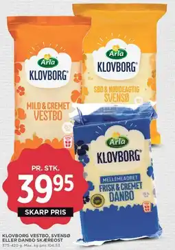 MENY Arla Klovborg skæreost tilbud