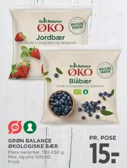 MENY Grøn Balance Økologisk Bær tilbud