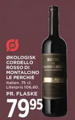 MENY Cordello Rosso di Montalcino tilbud