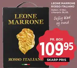 MENY Leone Marrone Rosso Italiano (pr. box) tilbud