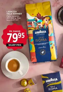 MENY Lavazza Hele Bønner - Roma tilbud