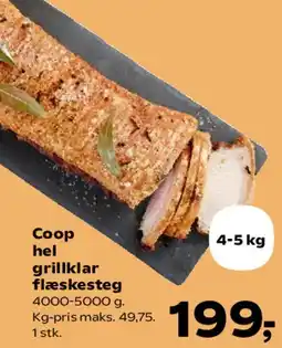 SuperBrugsen Coop hel grillkar flæskesteg tilbud