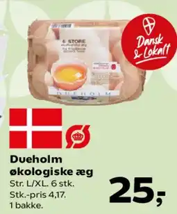 SuperBrugsen Dueholm økologiske æg tilbud