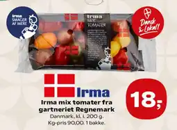 SuperBrugsen Irma mix tomater fra gartneriet Regenmark tilbud