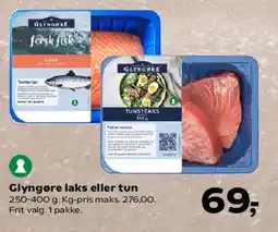 SuperBrugsen Glyngøre laks eller tun tilbud