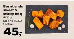 SuperBrugsen Burnt ends sweet & sticky bbq tilbud