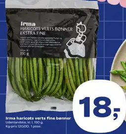 SuperBrugsen Irma haricots verts fine bønner tilbud