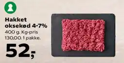 SuperBrugsen Hakket oksekød 4-7% tilbud