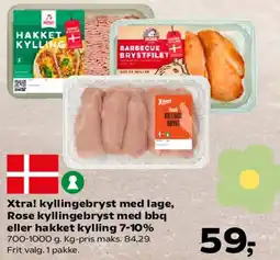 SuperBrugsen Xtra! kyllingebryst / Rose kyllingebryst eller hakket kylling tilbud