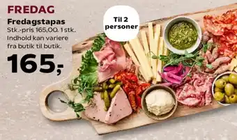 SuperBrugsen Fredagstapas tilbud