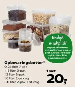 SuperBrugsen Opbevaringsbøtter tilbud