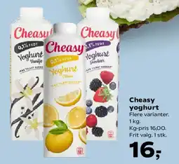 SuperBrugsen Cheasy yoghurt tilbud