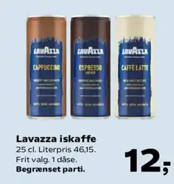 SuperBrugsen Lavazza iskaffe tilbud