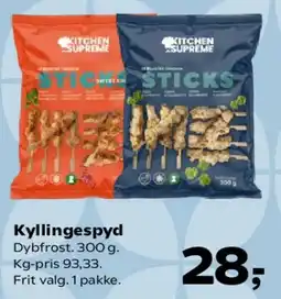 SuperBrugsen Kyllingespyd tilbud
