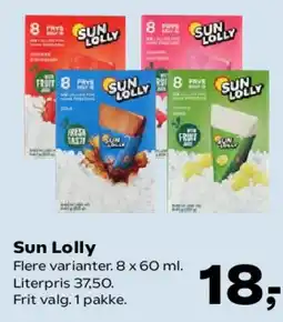 SuperBrugsen Sun Lolly tilbud