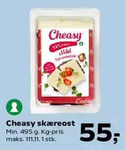SuperBrugsen Cheasy skæreost tilbud