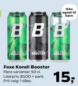 SuperBrugsen Faxe Kondi Booster tilbud