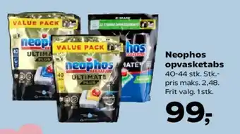SuperBrugsen Neophos opvasketabs tilbud