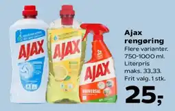 SuperBrugsen Ajax rengøring tilbud