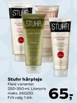 SuperBrugsen Stuhr hårpleje tilbud