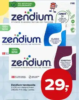 SuperBrugsen Zendium tandpasta tilbud