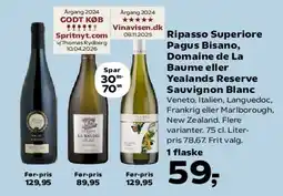 Kvickly Ripasso Superiore / Domaine de La Baume / Yealands Reserve Sauvignon Blanc tilbud