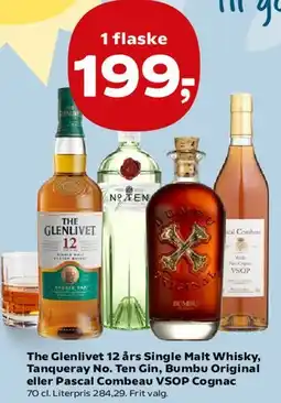 Kvickly The Glenlivet 12 års Single Malt Whisky mv. tilbud