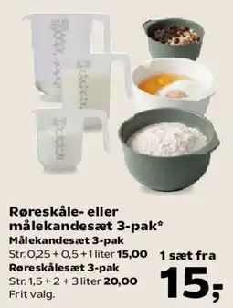 Kvickly Røreskåle- eller målekandessæt 3-pak tilbud