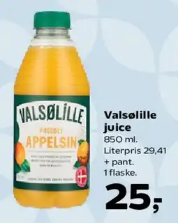 Kvickly Valsølille juice (Appelsin) tilbud