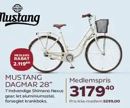 Kvickly MUSTANG DAGMAR 28 tilbud