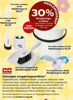 Kvickly Udvalgte rengøringsartikler tilbud