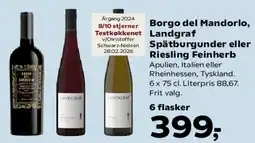 Kvickly Borgo del Mandorlo / Landgraf — 6 flasker tilbud