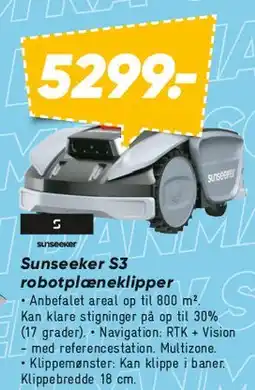 Bilka Sunseeker S3 robotplæneklipper tilbud