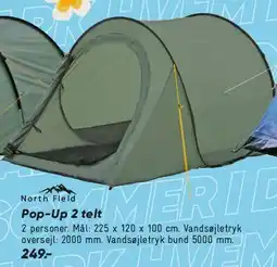 Bilka Pop-Up 2 pers. telt tilbud