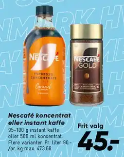 Bilka Nescafé - instant/koncentrat tilbud
