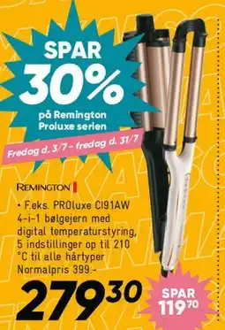 Bilka Remington styling-sæt tilbud