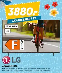 Bilka LG 65NANO80OA 65 4K NanoCell Smart TV tilbud