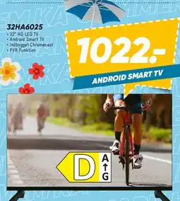 Bilka 32HA6025 32 HD LED - Android Smart TV tilbud