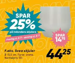 Bilka Indendørs skjuler (f.eks. Svea) tilbud