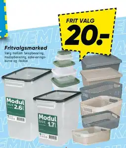 Bilka Opbevaringsbokse / Modul box tilbud
