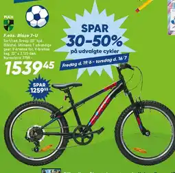 Bilka Børnecykel (Blaze 7-U) tilbud