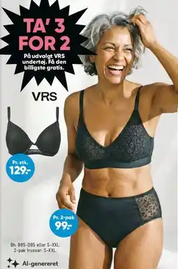 Bilka VRS underwear (bra & briefs) tilbud