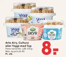 SPAR Arla Airy / Cultura / Yoggi med Top tilbud