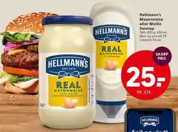SPAR Hellmann's Real Mayonnaise tilbud