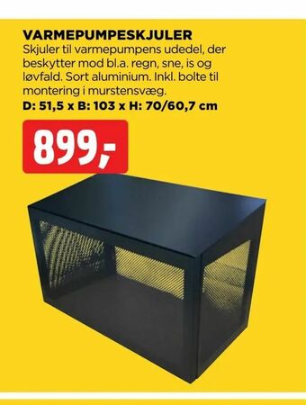 jem & fix Varmepumpeskjuler tilbud
