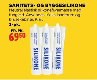 jem & fix Sanitets- og bygge silikone tilbud